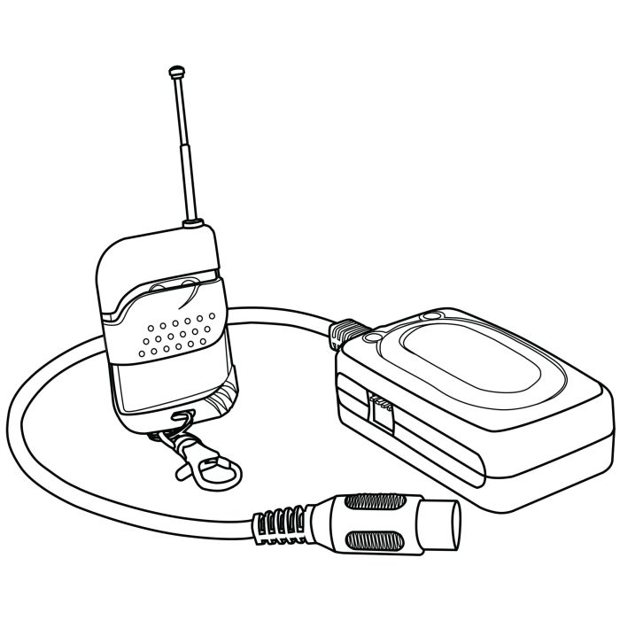 Qtx Wr1 Wireless Remote For Smoke/haze Machines