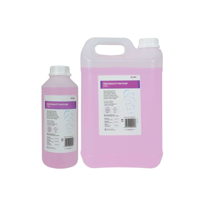 High Quality Density Fog Fluid Pink 5L, Qtx Hq-fog-5l