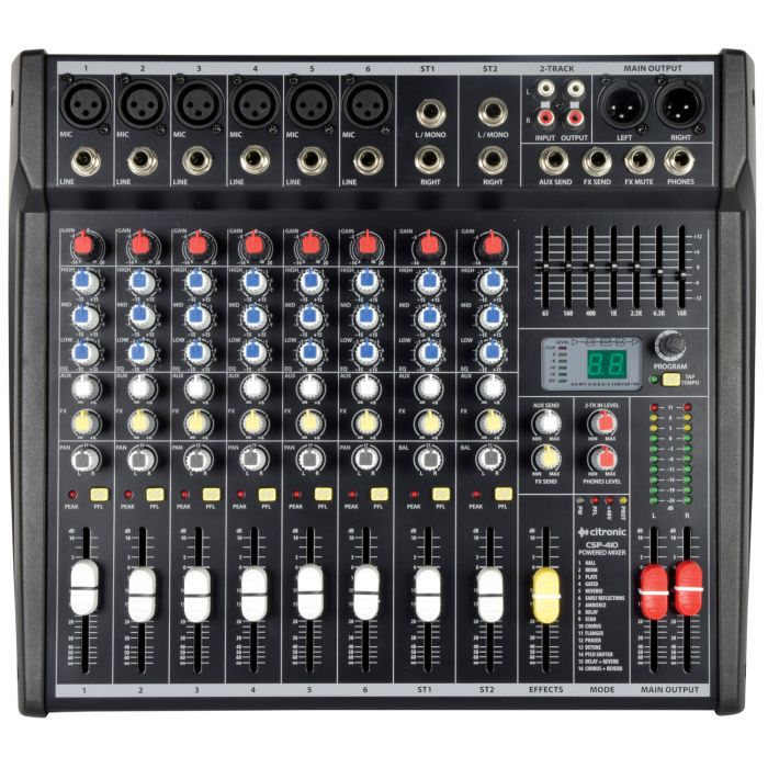 Citronic Csp-410 Powered Mixer 400w