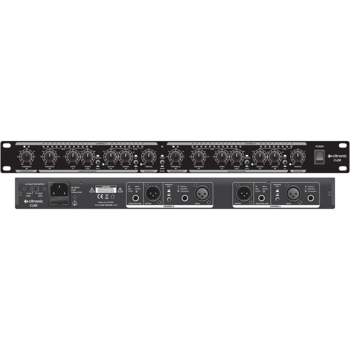 Citronic Cl22 Stereo Compressor/limiter/gate