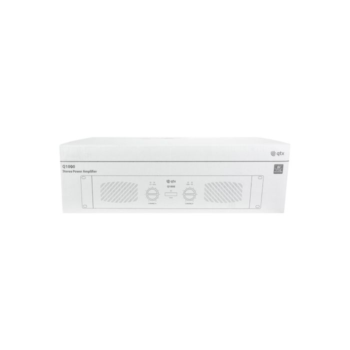 Qtx Q1000 Power Amplifier 2 X 500w