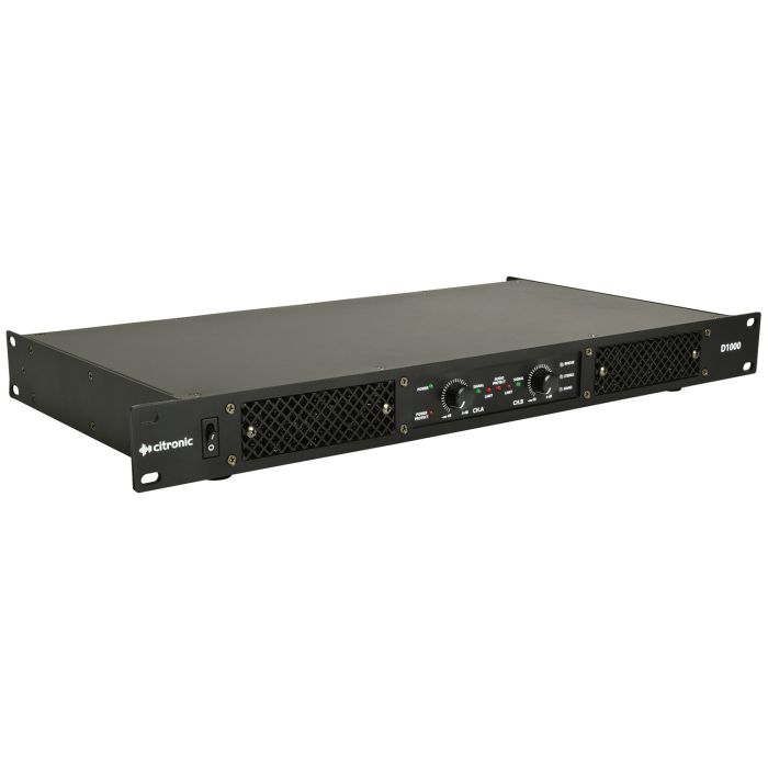 Citronic D1000 Dj Studio Pa Power Amplifier 2 X 500wrms