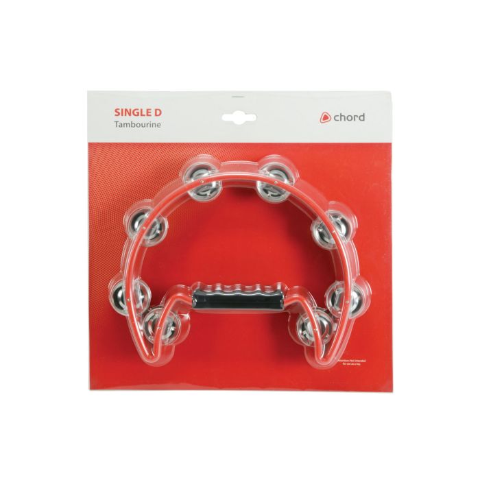 Chord Tamb-sd-rd Tambourine - Single D Red