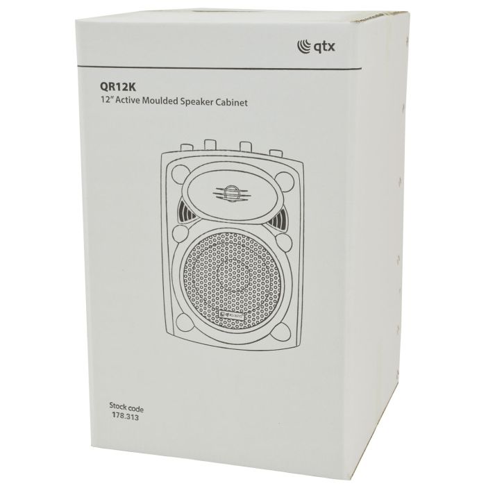 Qtx Qr12k Active Moulded Speaker Cabinet - 300wmax