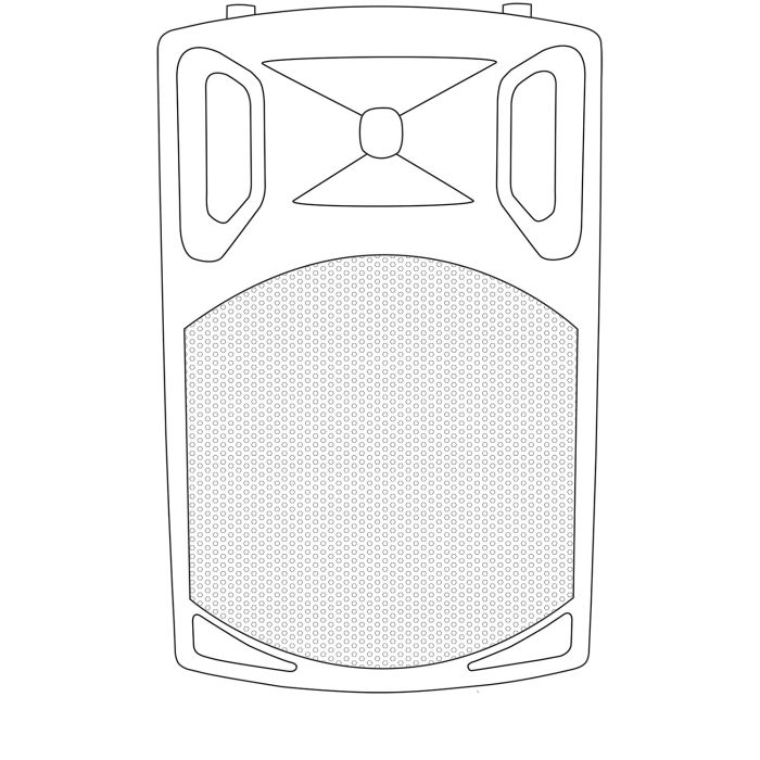 Qtx Qx15a Active Speaker Cabinet