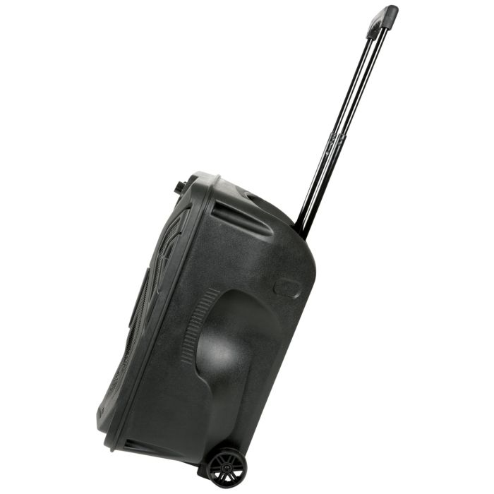QTX Busker 12 Portable Rechargeable PA Speaker Karaoke MICS USB SD FM Bluetooth