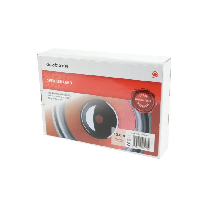 Citronic Spk-spk1200 Classic Speaker Lead Spk Plug - Spk Plug 12.0m