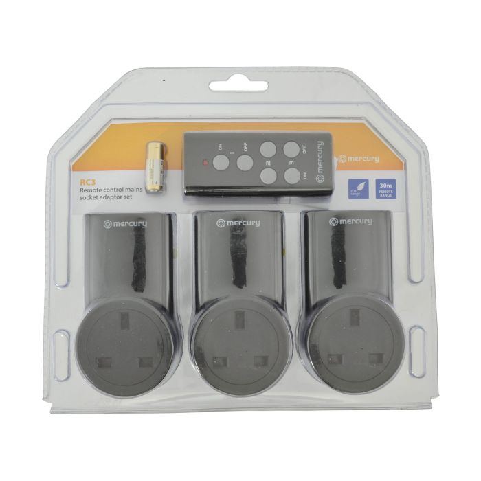 Remote Controlled Mains Sockets, Mercury Rc3