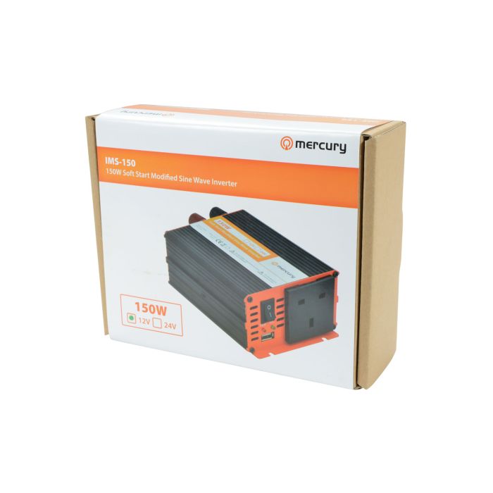 Mercury Ims150-12 12vdc 150w Modified Sine Wave Inverter