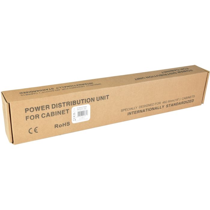 Adastra 1u-pdu-6uk 1u Rackmount 6-gang Uk Power Distribution Unit + 1.8m Lead