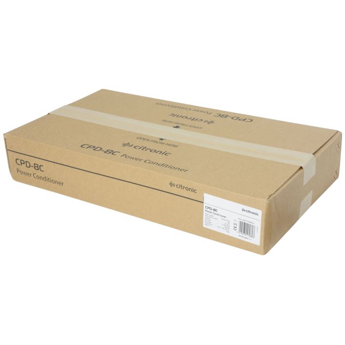 Citronic Cpd-8c 19" 8-way Iec Power Conditioner