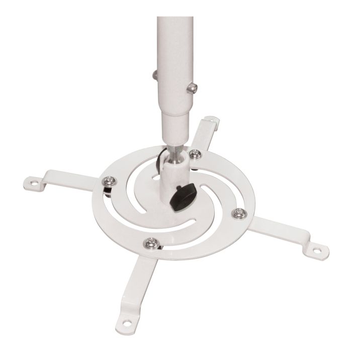 White Ceiling Mount Projector Bracket Height Adjustment 660-1120mm
