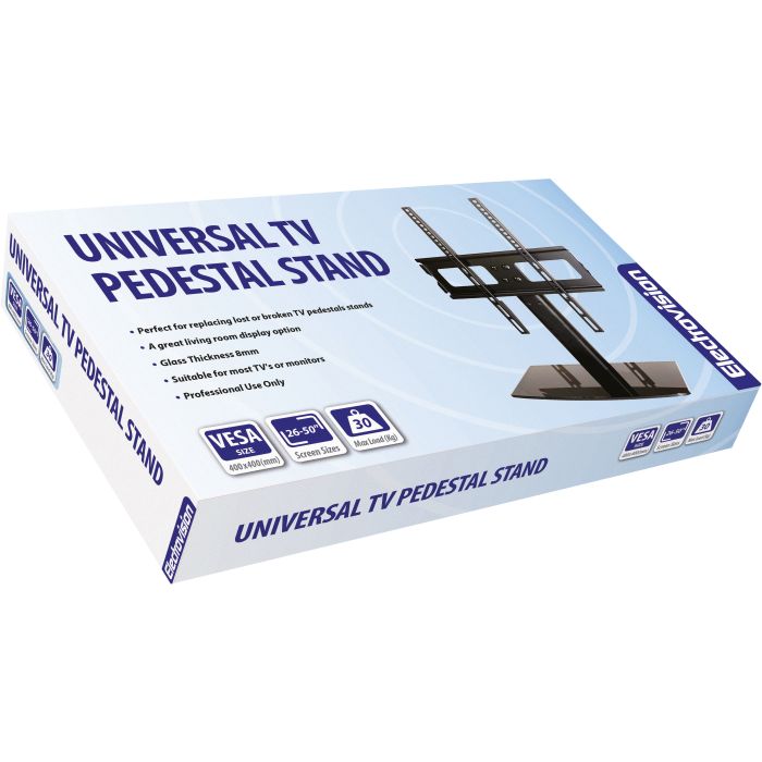 Universal TV Pedestal Stand Screen Size 26-50 Inch VESA 400x400