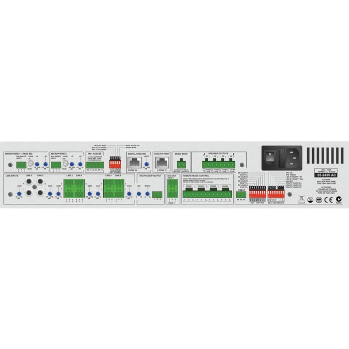 Cloud 46/80 4 Zone (4x80w) Integrated Mixer Amplifier