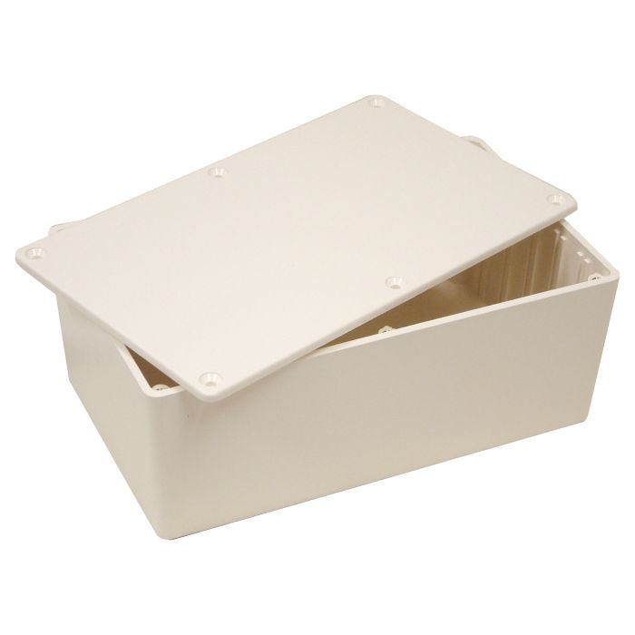 Abs Project Box White Mb4 Shatterproof Abs Project Box With Screws
