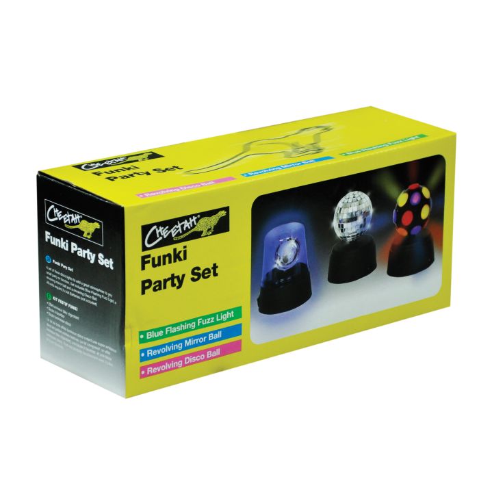 Funki Party Set Containing Mini Disco Lights