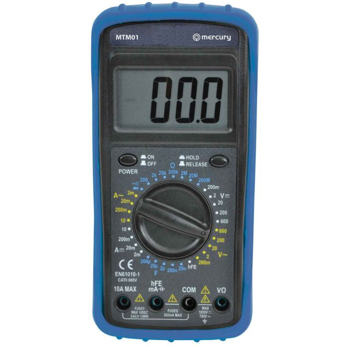 Mercury Mtm01 Professional Digital Multimeter