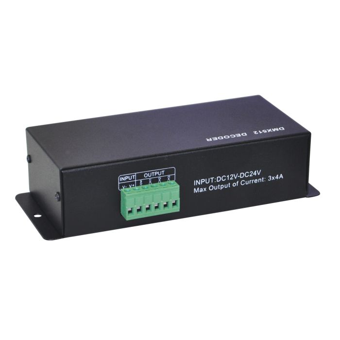 NJD RGB DMX Interface Controller for RGB LED Tape Light
