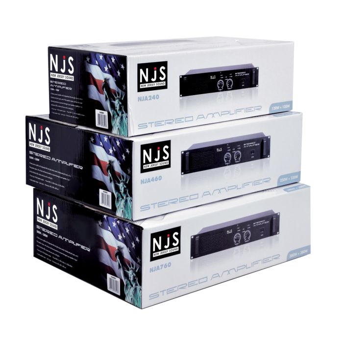 NJS Njsa240 240w Power Amplifier with Protection For DJ Band PA