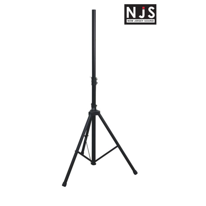 Njs Adjustable Black 35mm Top Aluminium Speaker Stand