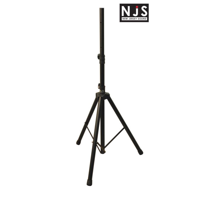 NJS Steel 35mm Pole Black Speaker Stand 45kg max load each