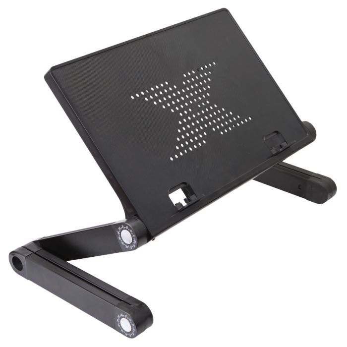 NJS Adjustable Laptop/Tablet Stand with USB fans and Mouse Holder