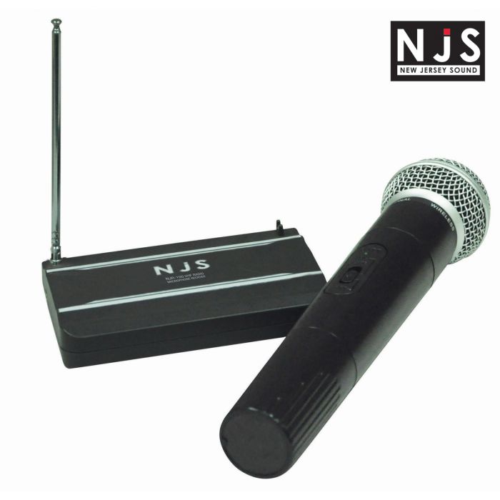 NJS Handheld Wireless Radio Microphone System 175.0 Mhz DJ PA Rep