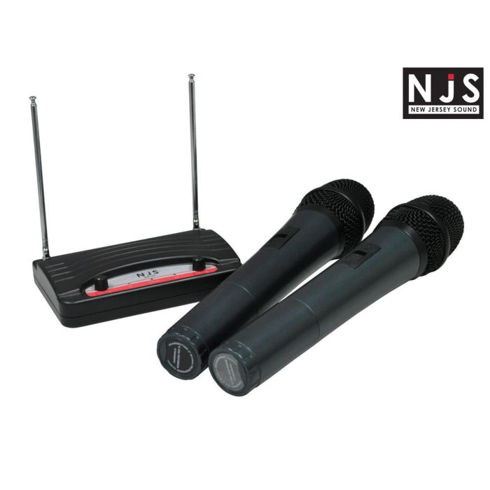 Handheld Radio Microphone, NJS VHF Twin System , 173.80 174.5