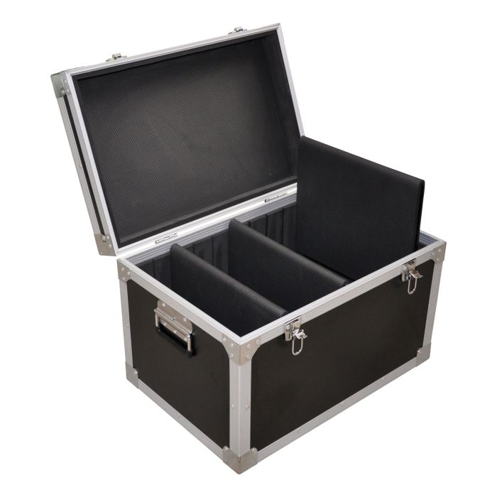 NJS Flight case with 3 removable dividers and 2 carrying handles