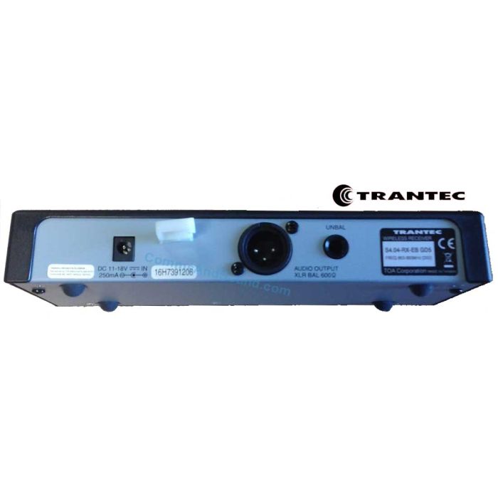 Trantec S4.04-L-EB-GD5 UHF Lapel Wireless Radio Microphone System
