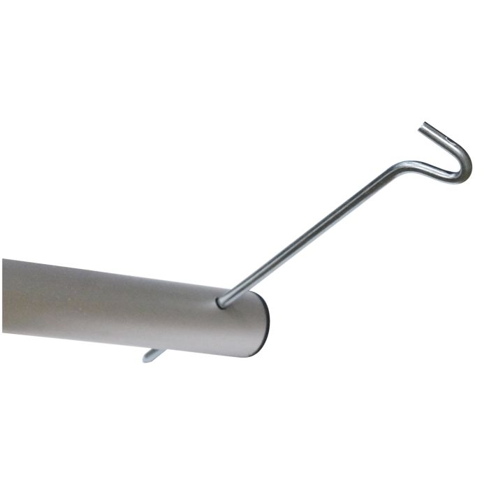 Small Height Adjustable (895-1125mm) Silver Satellite Stand