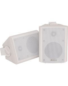 Pair Adastra bc4-W 4in White Stereo Hifi Surround Sound Speakers