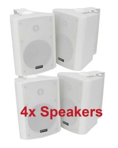 4x Adastra bc5-W White Stereo 90w Speakers 5.25in  100.904 B3
