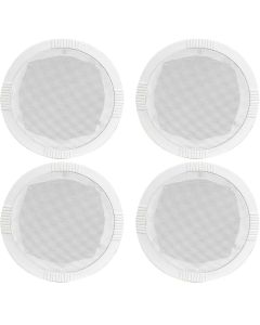 4x Adastra 35w 8ohm White Ceiling Speakers 5-inch Easy Fit,100.031B