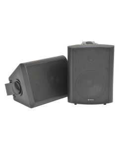 Adastra Bc6-b 6.5inch Black Stereo Wall Speakers Pair