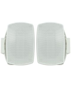 White 8 Ohm Wall Mount Speaker For Music Or Surround Sound,pair