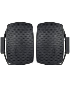Black 8 Ohm Wall Mount Speakers For Music Or Surround Sound,pair