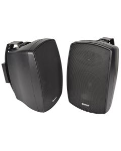 100W Outdoor Stereo HiFi Loud Speakers IP44 Weather Resistant Garden Patio PAIR