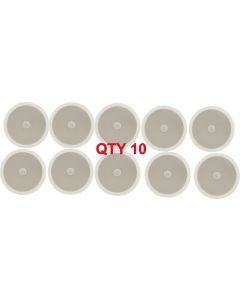 10x Ceiling Speaker With Directional Tweeter C8D 120w 8" Inch White 