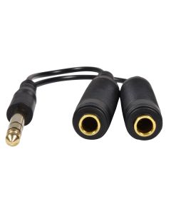 Avlink 6.3mm Headphone/audio Splitter Lead 0.2m