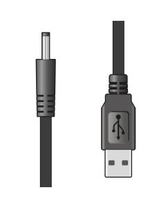 Avlink Usb2.0 To 1.35 X 3.5mm 5v Dc Plug Power Lead 1m (bulk)