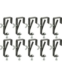 10 x STRONG DJ G Clamp MOUNTING HOOKS 