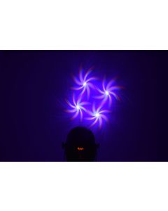 Qtx Mesmerizer 3d Animation Laser With Led Par Lights