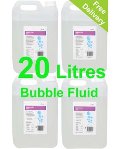 4x 5ltr Bubble Machine Liquid