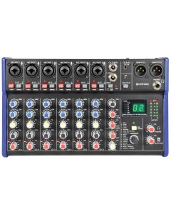 Citronic Csd-8 Compact Mixer With Bt Receiver + Dsp Effects