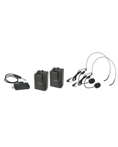 Qtx U-mic-863.2+864.8-n U-mic Dual Neckband Uhf System 863.2+864.8mhz