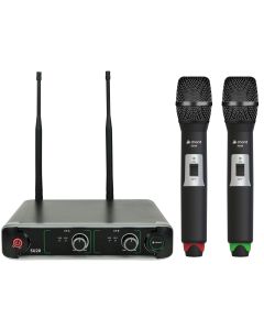 Dual Wireless Mics Set, 2x Handheld Radio Microphones,receiver, Su20