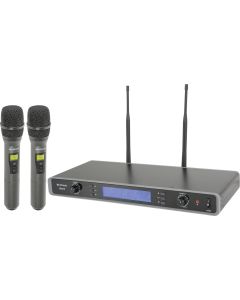 Citronic RU210-H Dual UHF Handheld Wireless Microphone System