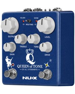 Nux Ndo-6 Queen Of Tone Dual Overdrive Guitar Pedal