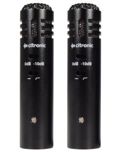 Citronic Ec20 Condenser Microphones - Stereo Pair